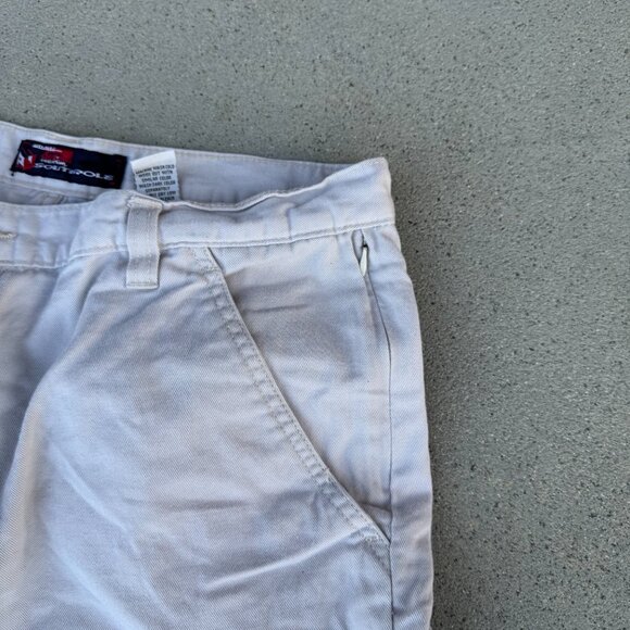 SouthPole VTG Mens Cargo Shorts Size 36 Tan 7 Pockets Y2K HipHop‎ Grunge Baggy - Picture 11 of 13